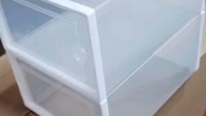 Vusign Shoes Storage Box / Kotak Box Sepatu Lipat Tempat Penyimpanan Sepatu Transparan Susun Serbaguna per Pcs VS2012X