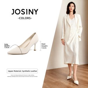 Josiny | Elegant Black High Heels Pointed Toe Comfortable Shoes