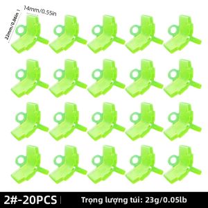 ShareShark 20 Chiếc Móc Neo Có Nắp Bảo Vệ Móc Câu Ba Ngạnh Vỏ Bảo Vệ An Toàn Mũ Bảo Vệ Cho Dụng Cụ Câu Cá Biển Đầu Nối Nhựa