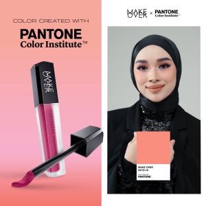 Make Over Powerstay Transferproof Matte Lip Cream- Lip Cream X Pantone 14H Pigment Non-Sticky Lightweight Quick set