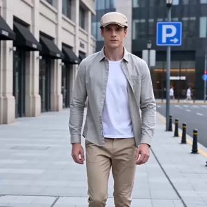Mũ Lưỡi Trai Cotton Cổ Điển Nam Mũ Newsboy Vintage Mũ Bảo Vệ Nắng Mũ Beret Mũ Đội Đầu Công Sở Thường Ngày Dành Cho Người Lớn
