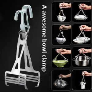 Multifunctional Kitchen Heat-Resistant Slip-Resistant Bowl And Plate Holder Home Use Anti-Scalding Hand Tool for Cooking