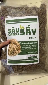 [GIÁ SỈ] Túi 500gr Sâu canxi sấy khô HÀNG LOẠI 1 dành cho gà đá chuột hamster chim nhím và các loại thú cưng khác