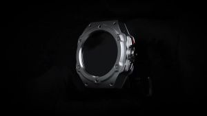 Luxury Modification Kit for Samsung Galaxy Watch 8 Ultra 2025 Carbon Case Rubber Strap for Galaxy Watch 7 Ultra 47mm Accessorie