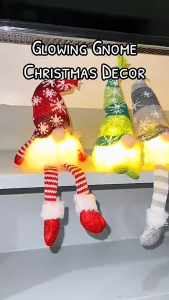 Glowing Gnome Christmas Faceless Doll Merry Christmas Home Decoration Navidad Natal Gift for New Year Xmas Gifts