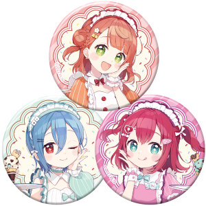 58mm Anime Lovelive AiScReam Cosplay COSTUME Badge Pin SPTE Tinplate Brooch﻿ Prop Gift