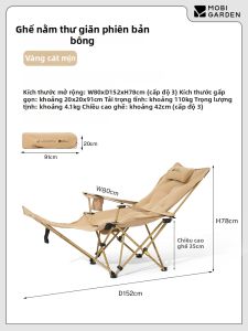 Mobi Garden | Ghế Gấp Di Động Có Thể Điều Chỉnh