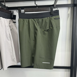 Tencel Cool Sensation Elastic Sports Shorts Summer Thin Training Running Fitness Casual Mens Five-Quarter Pants