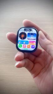 ĐỒNG HỒ THÔNG MINH SERI 11 L0-G0 T.Á.0 - DYNAMIC ISLAND - VIỀN TITAN - FULL THÔNG BÁO NGHE GỌI - MÀN HÌNH CHỜ AOD