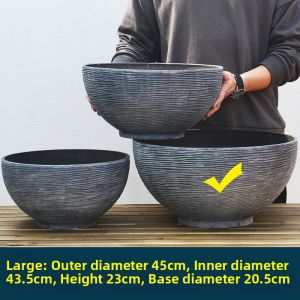 Large Waterproof Flower Pot For Lotus And Hydroponics