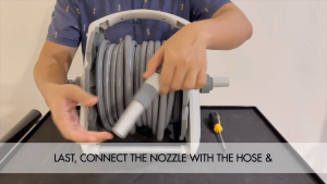 REMAX Garden Water Hose Pipe Reel Cart Holder Wall Mount Bracket