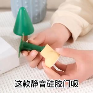 Little.Daisy98 กันชนประตูซิลิโคน แบบปุ่มดูด พร้อมส่ง ไม่ต้องเจาะผนัง