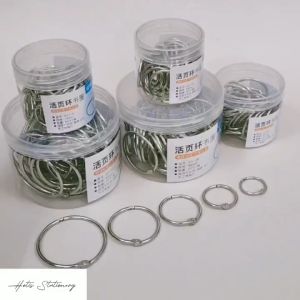 10 cái Khoen tròn Hotis làm flashcard đóng gáy khoen còng inox