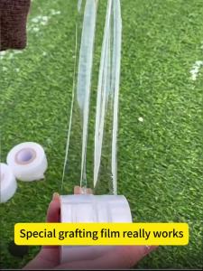 200m Length Eco-Friendly Biodegradable Grafting Tape Graft Membrane Gardening Bind Belt PE Grafting Tape Packaging Wrapping Film