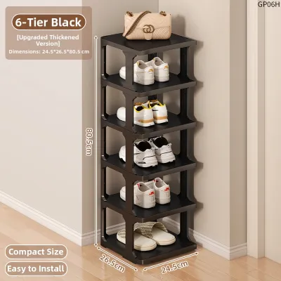 ZHUANJIAO | Narrow Entry Multifunction Shoe Rack