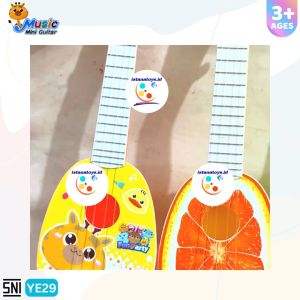 Mainan Musik Mini Guitar & Ukulele YE29: Edukasi & Hiburan untuk Anak