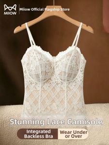 MiiOW | Aesthetic Back Beauty Lace Bra Tank Top Female