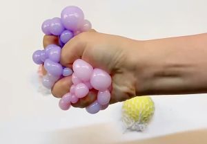 Bóng lưới bóp tay xả stess màu pastel dễ thương