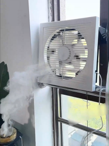 DEG Two-way Airflow Exhaust Fan Intake/Exhaust with Pull Cord Control Bidirectional Efficient Ventilation