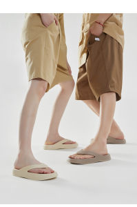 UTUNE Dép xỏ ngón nam và nữ đi trong nhà đệm cao su EVA dày chống trượt cho mùa hè