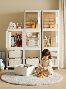 Aesthetic Multifunctional Drawer Style Toy Storage Cabinet