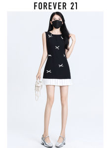 Forever21 | Bow Waist-Slimming Sleeveless A-Line Dress