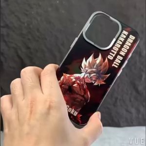 Premium Hard Case Anti FingerPrint Anti Scratch Antishock Matte Casing Tidak Bekas Jari Hp Iphone 15 Promax Anime Karakter Son Goku Case Lucu Keren 12 13 14 15 Pro Max