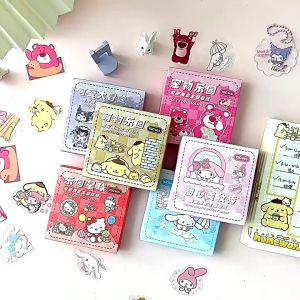 【READY STOCK】100 Sheets Sanrio Transparent Waterproof PVC Stickers Kuromi 咕卡贴纸 (S73)