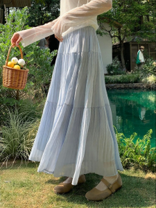 imimtuan | Chân Váy Vintage Rộng Rãi Phong Cách Hàn Quốc Mới Mùa Hè Năng Động Giúp Gọn Người