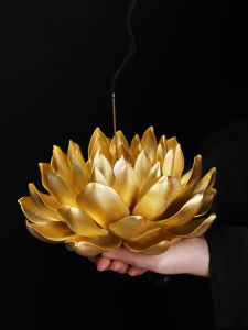 DAIYUTANG | Buddhist Altar Lotus Flower Decorative Ceramic