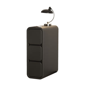 ZHUSHANXIA | Narrow Luxury Solid Wood Bedside Cabinet 20cm