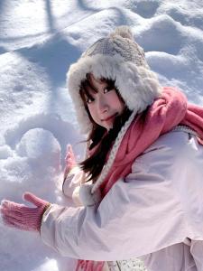 หนาขึ้น อุ่น หมวกขนสัตว์กระต่าย ผู้หญิง อุปกรณ์การเดินทางสําหรับ ฤดูใบไม้ร่วง ฤดูหนาว ใน Harbin Snow Country Changbai Mountain Mohe