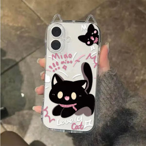 Sup&LV | Transparent Cat Ear Anti-shock Phone Case with Bracelet