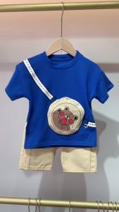 Baju Anak Kaos Lengan Pendek & Pakaian Setelan Musim Panas