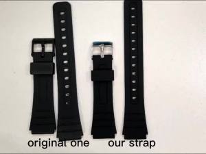 12 14 16 18 20 22mm Silicone Watch Strap for Casio W800H SGW400 F91W F84 F105/108 A158/168 AE1200/1300 Band PU Resin Bracelet