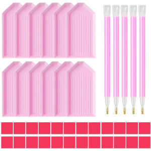 5D DIY Diamonds Painting Accessories Lighting Plastic Diamonds Art Painting Kit Multifunctional for Drawing Craft for Kids Adult
