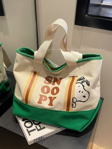 Fashionable Canvas Tote Bag Single Shoulder Commuter Bag for College Students Summer Stylish Shopping Bag Shape Soft Backpack