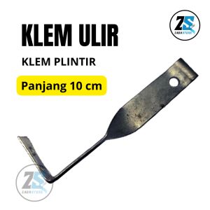 Klem Ulir Isolator Kabel Penangkal Anti Petir Grounding Rod Clamp Rod Grounding Clam Ground Rod Clem Tebal