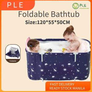 【COD】Household thickened bathtub bathroom adult portable shower bathtub baby bathtub easy to store thick insulation