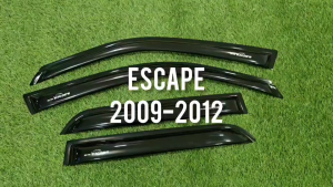 กันสาด คิ้ว ดำทึบ 4ชิ้น ฟอร์ด ESCAPE 2009 2010 2011 2012 2013 2014 2015 ใส่ร่วมกันได้ A