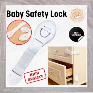 ALife World Baby Safety Protector Child Cabinet Chupboard Plastic Lock Protection of Children Locking From Doors Drawer Fridge