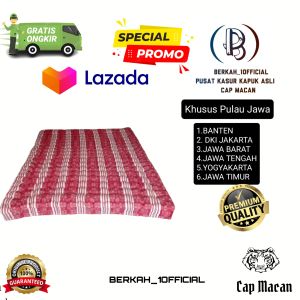 FREE ONGKIR KASUR KAPUK ASLI CAP MACAN 180 X 200 CM PADAT TEBAL EMPUK GRADE A