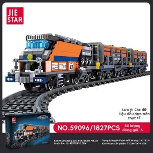 Jie Star | Đồ Chơi Tàu Đèn Thành Phố Lắp Ráp