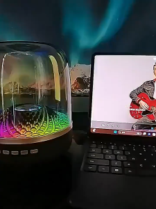 Wireless Bluetooth High-Quality Portable Speakers with Heavy Bass 4th Gen Crystal clear high-end elegance - High notes are clear bass is rich lighting is dazzling fully showing style