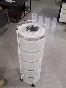 Rotating Multi-functional Kitchen Shelf