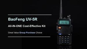 Baofeng UV-5R Walkie Talkie 5W 128 Channels Long Range FM Radio Dual Band VHF/UHF Two Way Radio