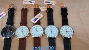 COD/BAYAR DITEMPAT Jam Tangan pria skmei 9301 kulit crono aktif water resist original
