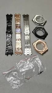 High Quality 41mm Suitable For NH35/NH36/4R36 Movement Replacement Watch Case + Strap Sapphire Glass Stainless Steel