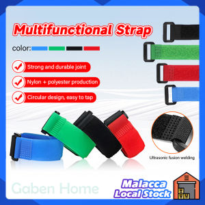 Velcro Strap 1Pcs 4Colors Reverse Self-Adhesive Buckle Belt Multi-Function Fastener Hook Loop Cable Holder Strap Packing Tape Strap
