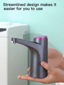 OOKAS Automatic Electric Water Dispenser Pump with 1200mAh Rechargeable Battery Portable Automatic Water Bottle Dispenser Pump USB Rechargeable Water Pump